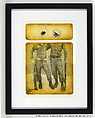 In the Army (Soldier Series: No. 2, No. 7 and No. 10), Morteza Pourhossieni (Iranian, born Ahwaz, 1985), Oil and pencil on paper